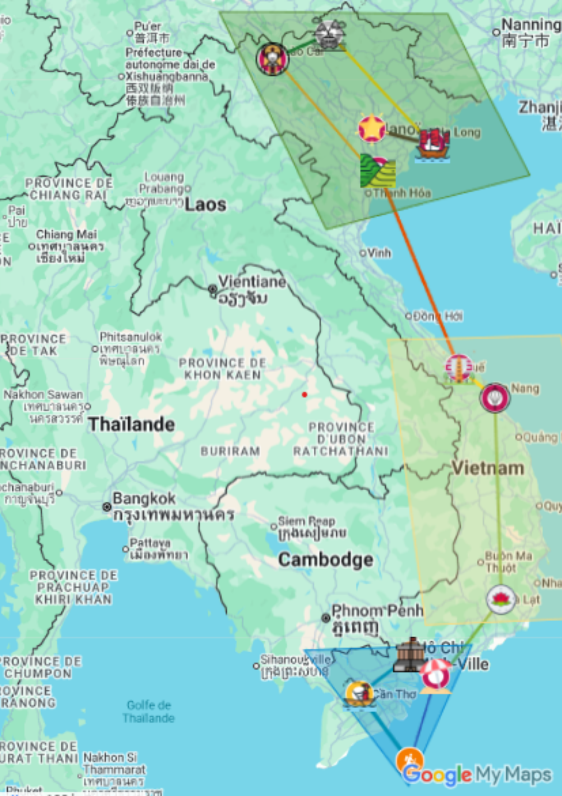 « Mon itinéraire de 6 semaines à travers le Vietnam »